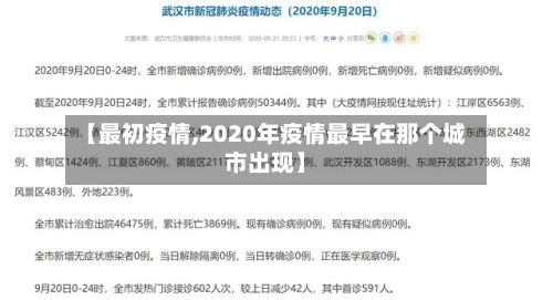 【最初疫情,2020年疫情最早在那个城市出现】-第3张图片