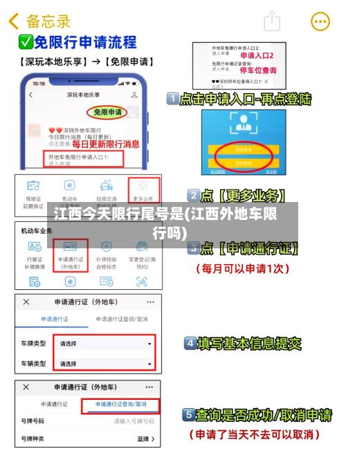 江西今天限行尾号是(江西外地车限行吗)
