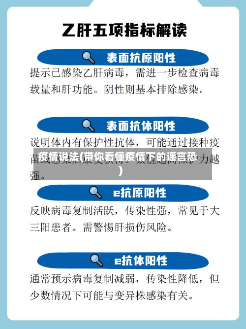疫情说法(带你看懂疫情下的谣言恐)-第3张图片