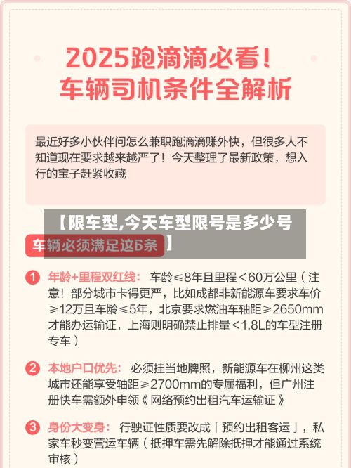【限车型,今天车型限号是多少号】