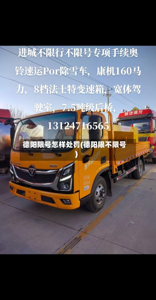 德阳限号怎样处罚(德阳限不限号)-第3张图片