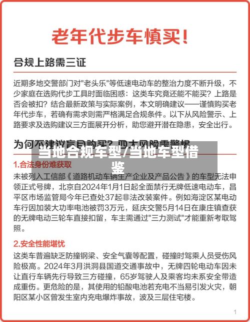 当地合规车型/当地车型借鉴