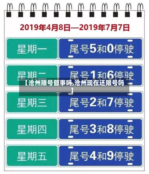 【沧州限号管事吗,沧州现在还限号吗】-第2张图片