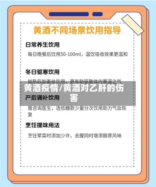 黄酒疫情/黄酒对乙肝的伤害