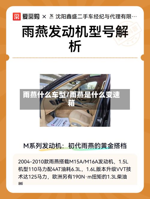 雨燕什么车型/雨燕是什么变速箱-第2张图片